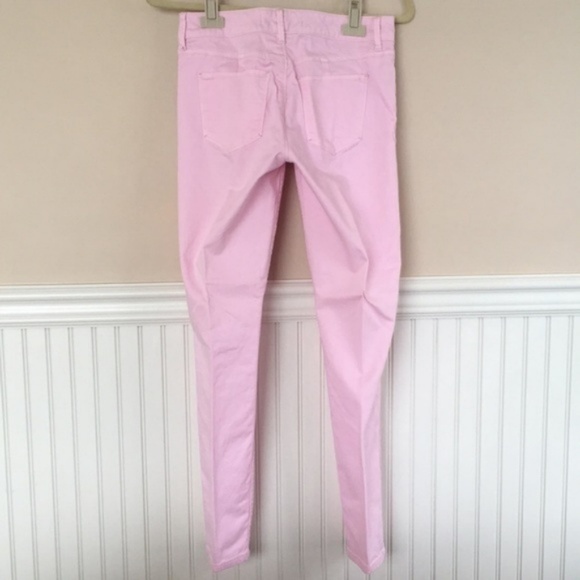 Isaac Mizrahi Pink High Waisted Jeans - Picture 2 of 3